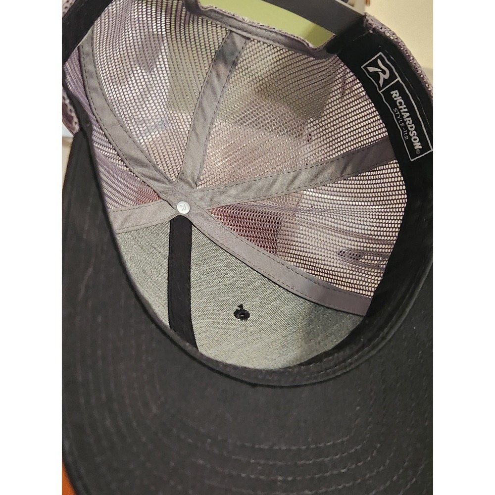 SW Brant Lake SD Embroidered Logo Mesh Back Trucker Hat Black Gray‎ Men - Picture 5 of 5
